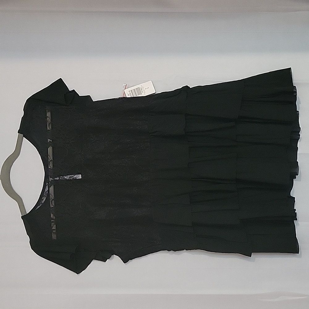 Women's Torrid Black Lace Babydoll Top NWT Sz 0 L 12